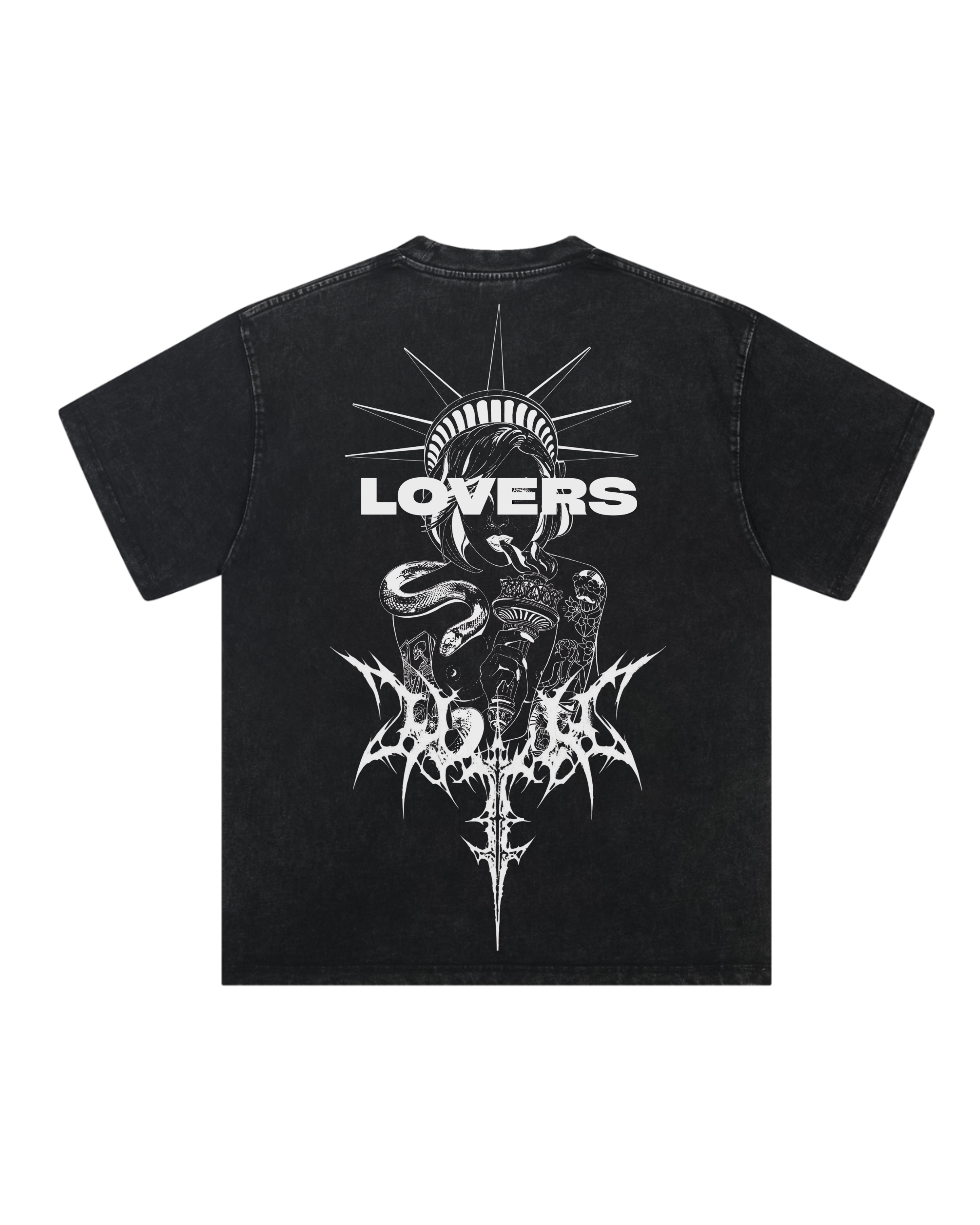 Dark Serpent Dagger & LOVERS T-Shirt By Hector Salas