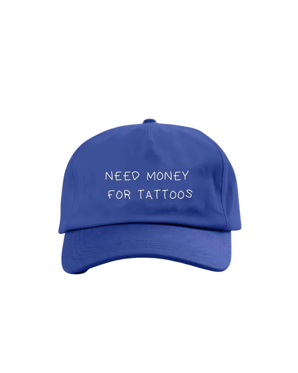 Navy Blue Dad Hat: "Need Money For Tattoos"